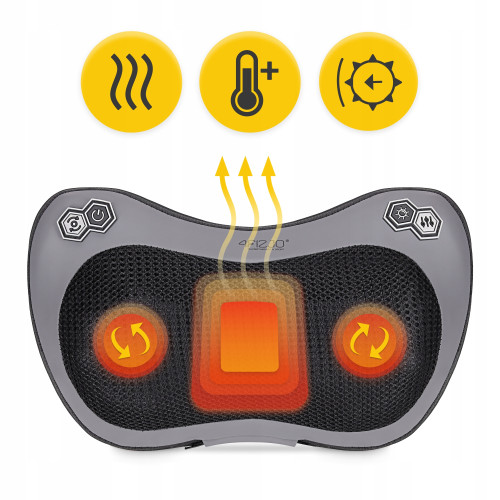 Массажная подушка  4FIZJO Shiatsu Pro+ Black - фото №7